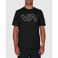RVCA VA Offset T-Shirt Short Sleeve Tee - Black