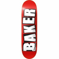 BAKER SKATEBOARDS DECK TEAM RED 7.5" OG SKATEBOARD