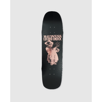 MADNESS Skateboard Deck 8.5" X 32.3" Back Hand Black Skate Deck R7