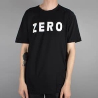 ZERO SKATEBOARDS Army Tee T-shirt Logo BLACK