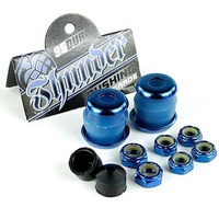 THUNDER TRUCKS REBUILT KIT  Blue Bushings 95 DURO Medium Hard Standard Conical TRUCK RUBBERS WASHERS AXLE NUT PIVOT CUP KIT