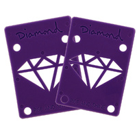 DIAMOND RISER PURPLE 1/8" risers SKATEBOARD SET OF 2