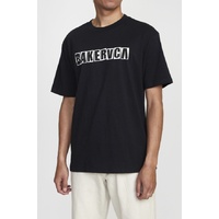 RVCA Bakervca Ransom Short Sleeve BLACK T-Shirt Tee Ruca Baker