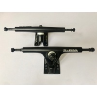 ZFLEX Longboard Skateboard Trucks BLACK BLACK Set of 2 Z-Flex