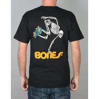 BONES Powell Peralta Skate Skeleton BLACK Tee T-shirt
