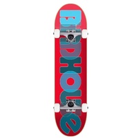 BIRDHOUSE SKATE COMPLETE OPACITY LOGO RED - 8.0 X 31.5" SKATE AUST SELLER FREE POST