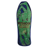VISION Lee Ralph Contorsionist Reissue Skateboard Deck 10.0" X 30.0"  blue green pro model skate board deck