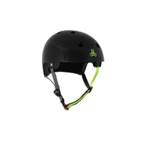 TRIPLE EIGHT Multi Sport Certified Skateboard Helmet BLACK GLOSS ZEST | Skate Board Helmet TRIPLE 8