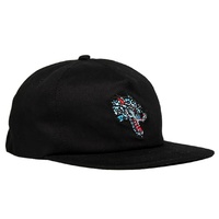 THRASHER MAGAZINE Leopard Mag Snapback Cap Hat BLACK OSFM