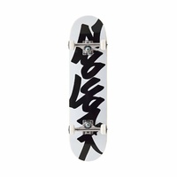 ZOO YORK OG 95 Tag 8.0" WHITE BLACK Complete Skateboard