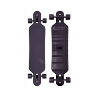 Z-FLEX SKATEBOARD COMPLETE DROP THROUGH 41.5" black Shadow Lurker ZFLEX CRUISER