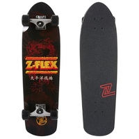 Z-FLEX Dragon Shorebreak Cruiser 8.5" X 30.0" Skateboard Complete BLACK ZFLEX Z FLEX