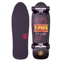 Z-FLEX Dragon 80s Bear Cruiser 10.0" X 31.0" Skateboard Complete BLACK ZFLEX Z FLEX