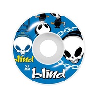 BLIND Random 53mm Skateboard Wheels BLUE Set of 4