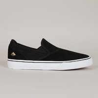 EMERICA SHOES WINO G6 SLIP ON BLACK WHITE GOLD SKATEBOARD FOOTWEAR