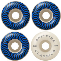 SPITFIRE SKATEBOARD WHEELS FORMULA 4 CLASSICS 56MM BLUE WHEEL 99D