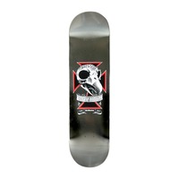 BIRDHOUSE SKATEBOARD DECK HAWK CHROME 8.25" SKULL II SKATE TONY HAWK