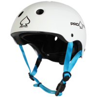 PRO-TEC HELMET JUNIOR CLASSIC FIT CERTIFIED WHITE YOUTH SIZE PROTEC FREE POST