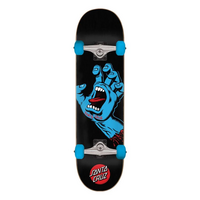 SANTA CRUZ COMPLETE SKATEBOARD SCREAMING HAND 8.0" X 31.25" BLACK