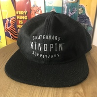 KINGPIN 6 Panel WOOL ADJUSTABLE Cap ASSORTED COLOURS Hat FREE POST AUS SELLER