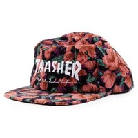 Thrasher MAG LOGO FLORAL Snapback HAT New Cap Skate Free Post Aust