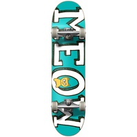 MEOW SKATEBOARD COMPLETE 8.0" X 32" GIRLS SKATEBOARD TEAL