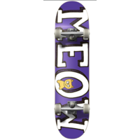 MEOW SKATEBOARD LOGO COMPLETE 8.25" X 32" GIRLS SKATEBOARD PURPLE