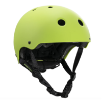 PRO-TEC HELMET JUNIOR CLASSIC FIT CERTIFIED MATTE LIME YOUTH SIZE PROTEC FREE POST
