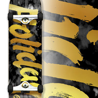 HOLIDAY SKATEBOARDS TIE DYE BLACK GOLD COMPLETE 8.0" NEW SKATEBOARD AUS SELLER KINGPIN