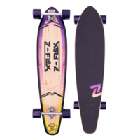 Z-FLEX LONGBOARD ROUNDTAIL POP Purple Fade 39" SKATEBOARD CRUISER Z FLEX ZFLEX