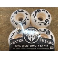 DARKSTAR SKATEBOARDS FORTY Wheels 54mm 99a WHITE Master Urethane