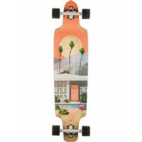 GLOBE COMPLETE SKATEBOARD 40" SPEARPOINT motel CRUISER DROP THROUGH