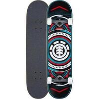 ELEMENT COMPLETE SKATEBOARD HATCHED RED BLUE 8.0" AUSTRALIAN SELLER