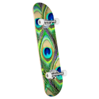 MINI-LOGO SKATEBOARD COMPLETE PEACOCK 8.25" AUS SELLER KINGPIN