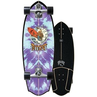 CARVER Complete Skateboard X LOST SURFBOARDS w/ C7 Raw ROCKET REDUX 30" Skateboard