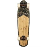 GLOBE BLAZER XL 36" Bamboo/Floral Couch CRUISER COMPLETE LONGBOARD SKATEBOARD NEW SKATE