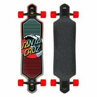 SANTA CRUZ COMPLETE WAVE DOT SPLICE 9.0" X 36" SKATEBOARD LONGBOARD DROP THROUGH DOWN