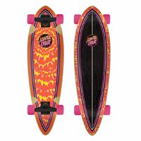 SANTA CRUZ COMPLETE SKATEBOARD 9.2" X 33" TOXIC DOT PINTAIL Skateboard Complete CRUISER cruzer