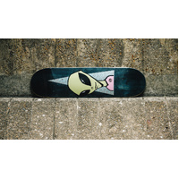 ALIEN WORKSHOP - VISITOR 8.5" SKATEBOARD DECK black stained wood