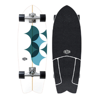 Carver Triton Skateboard Complete Surfskate Astral 29 Cx Trucks Raw wave skateboard