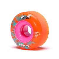 ORANGATANG - Skiff Longboard Wheels Set of 4 | 62MM 80a Orange