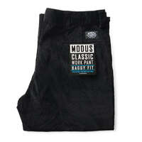 MODUS Baggy Fit Corduroy Work Pants Black STRETCH KINGPIN SKATE SHOP AUS SELLER