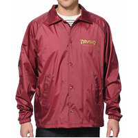 THRASHER SKATEBOARD MAGAZINE PENTAGRAM Coach Jacket Maroon