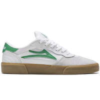 Lakai - Cambridge Suede Skate Shoes White / Grass New Shoe US Mens