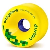 Orangatang - Longboard Wheels Durian 75mm 86a Yellow Set of 4