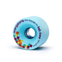 Orangatang - Longboard Wheels Fat Free 65mm 77a Blue Set of 4