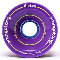 Orangatang - Longboard Wheels 4President 70mm 83a Purple Set of 4