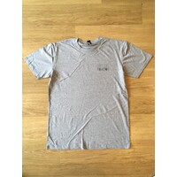 Kingpin - Kingpin Skate Supply Letters T-Shirt Grey Short Sleeve Shirt