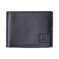 RVCA - Cedar Bifold Leather Wallet Black