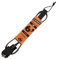 Captain Fin Co - Shred Cord 6' Comp Black Surfboard Leash Surf Board